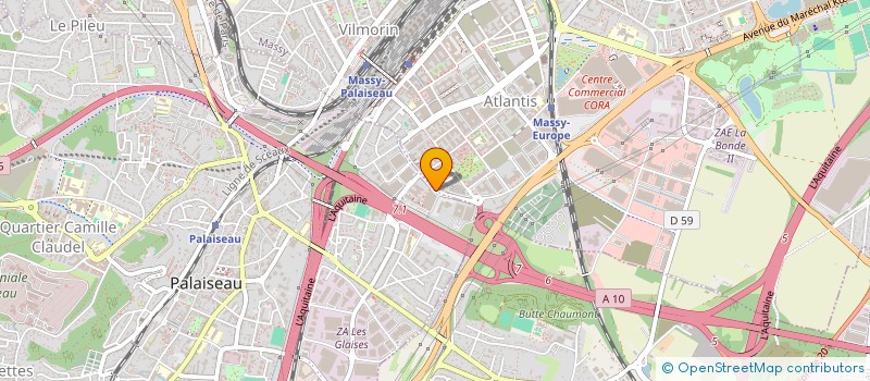 localisation de l'entreprise MADAME RYMA BERKANI à PALAISEAU