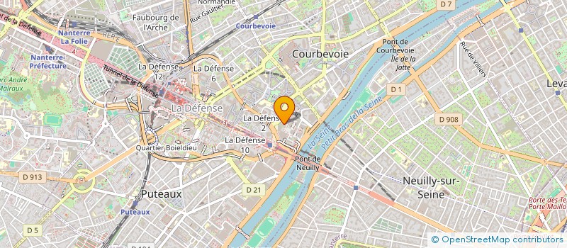 localisation de l'entreprise MADAME RYMA BOUKIR à COURBEVOIE