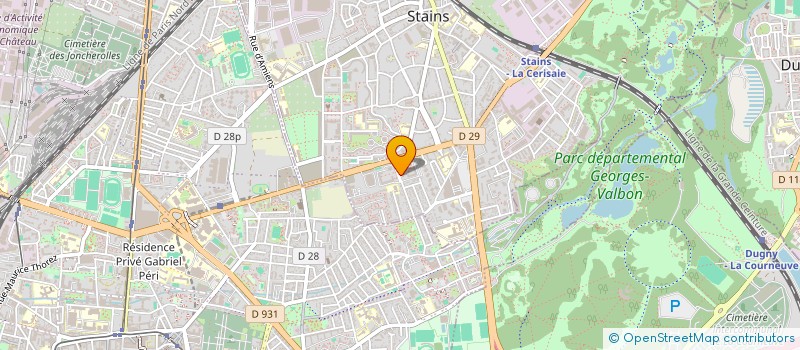 localisation de l'entreprise MADAME RYZLENNE ZEDGUI à STAINS