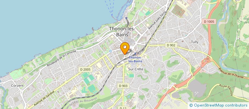 localisation de l'entreprise MADAME S ABOUBOU à THONON-LES-BAINS