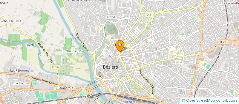 localisation de l'entreprise MADAME S CASTANIER à BEZIERS