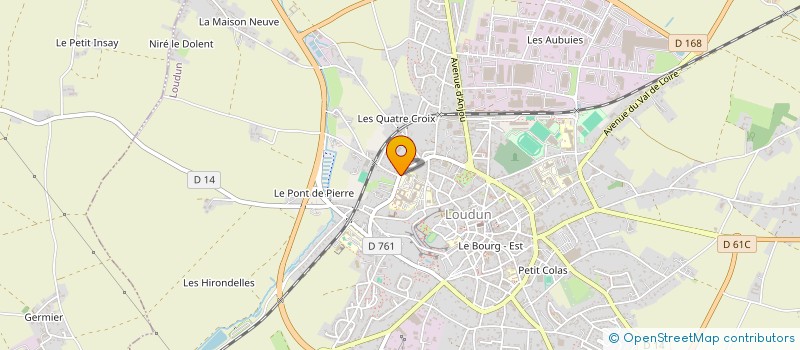 localisation de l'entreprise MADAME S CHARBONNEAU à LOUDUN