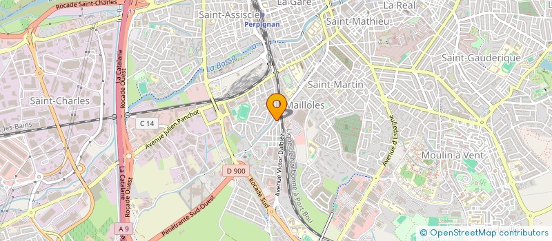 localisation de l'entreprise MADAME S DE MAILLOLE à PERPIGNAN