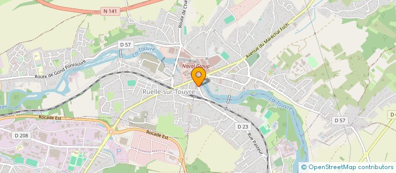 localisation de l'entreprise MADAME SAADATOU WALY KARINGAMA  MAGNAC-SUR-TOUVRE