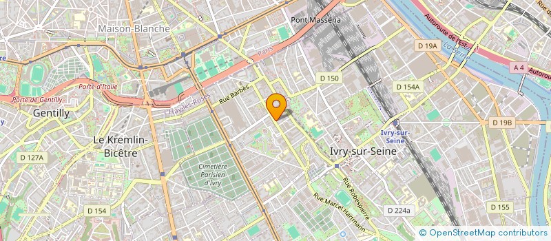 localisation de l'entreprise MADAME SAADI BENNAI à IVRY-SUR-SEINE
