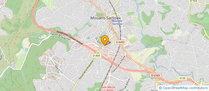 localisation de l'entreprise MADAME SAADIA ABED à MOUGINS