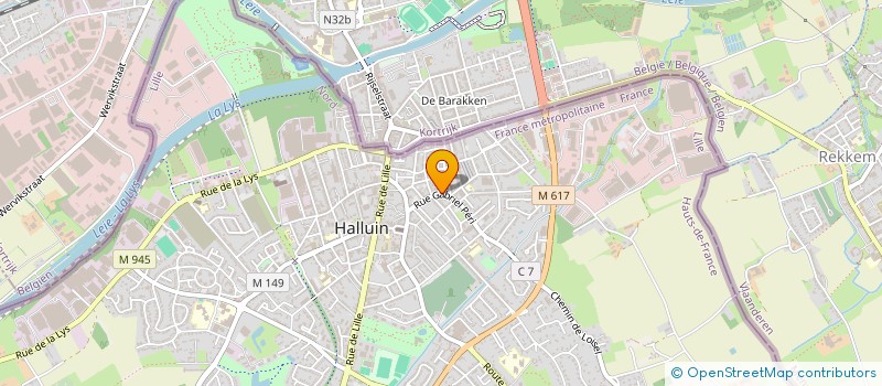 localisation de l'entreprise MADAME SAADIA AFRIAD  HALLUIN