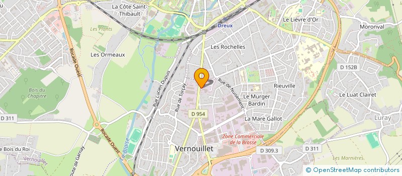 localisation de l'entreprise MADAME SAADIA ALMEIDA à VERNOUILLET