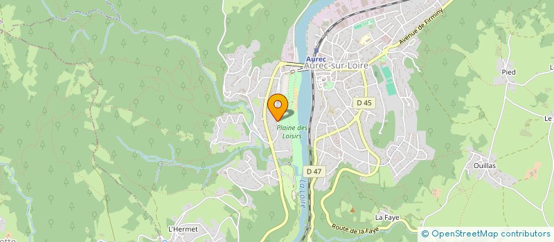 localisation de l'entreprise MADAME SAADIA BAHIR à AUREC-SUR-LOIRE