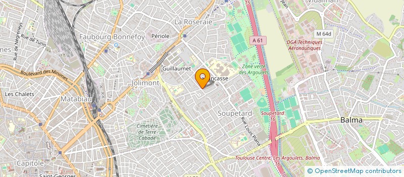 localisation de l'entreprise MADAME SAADIA BARKAT  TOULOUSE