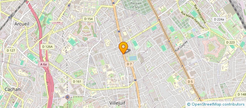 localisation de l'entreprise MADAME SAADIA BENOUN  VILLEJUIF