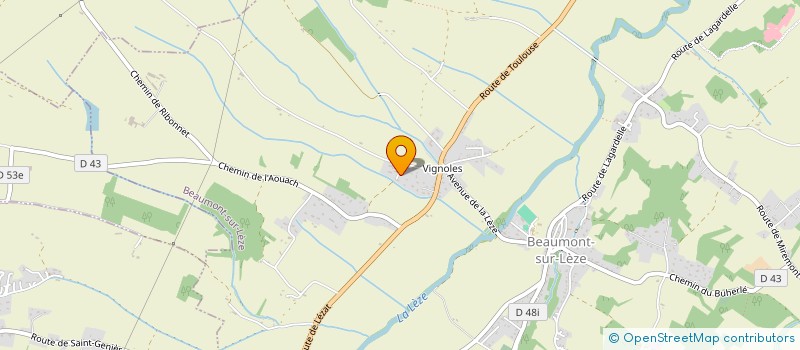 localisation de l'entreprise MADAME SAADIA BOULAAJOUL  BEAUMONT-SUR-LEZE