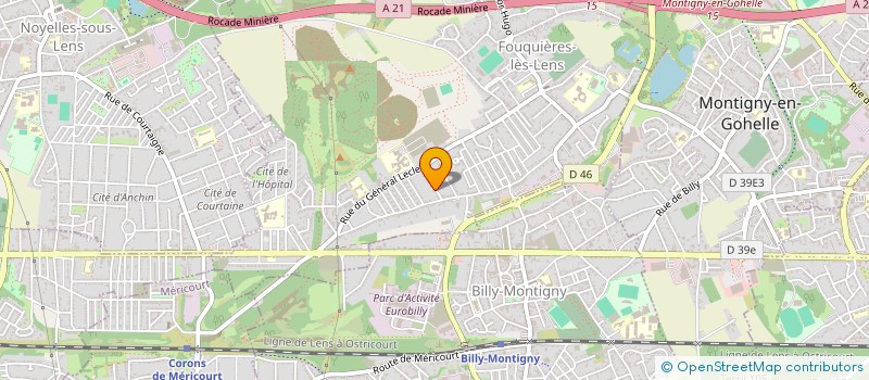 localisation de l'entreprise MADAME SAADIA BOULHEMZE  FOUQUIERES-LES-LENS