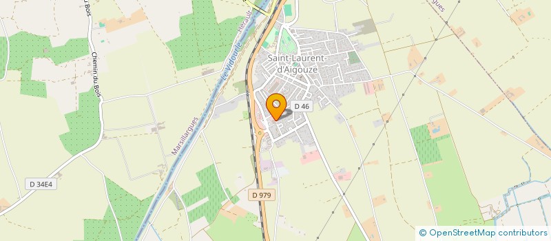 localisation de l'entreprise MADAME SAADIA EL ALAMI  SAINT-LAURENT-D'AIGOUZE