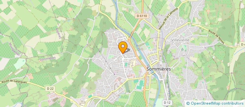 localisation de l'entreprise MADAME SAADIA ESSAKHI  SOMMIERES