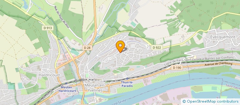 localisation de l'entreprise MADAME SAADIA GRINE  MEULAN-EN-YVELINES