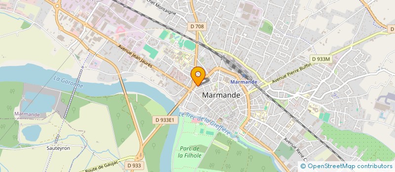 localisation de l'entreprise MADAME SAADIA JOUAMAA  LAMOTHE-LANDERRON