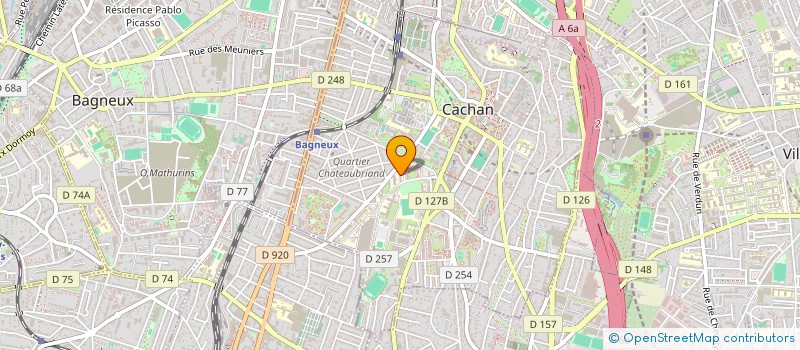 localisation de l'entreprise MADAME SAADIA KABAR à CACHAN