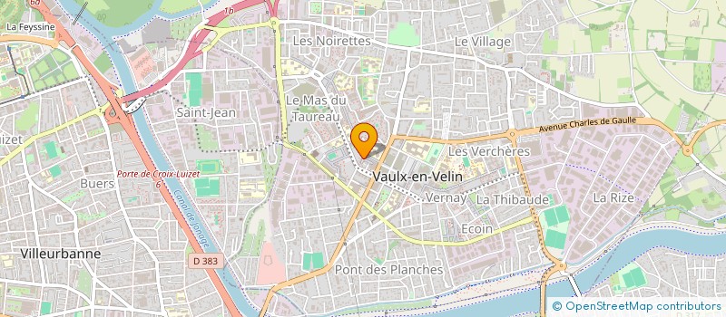 localisation de l'entreprise MADAME SAADIA MADOURI  VAULX-EN-VELIN