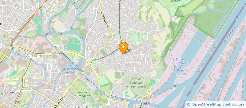 localisation de l'entreprise MADAME SAADIA MAZOUZI à STRASBOURG