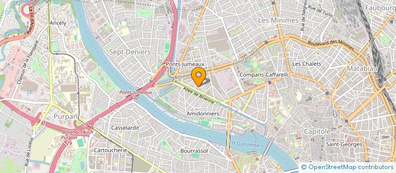 localisation de l'entreprise MADAME SAADIA MOUSTAJ  TOULOUSE