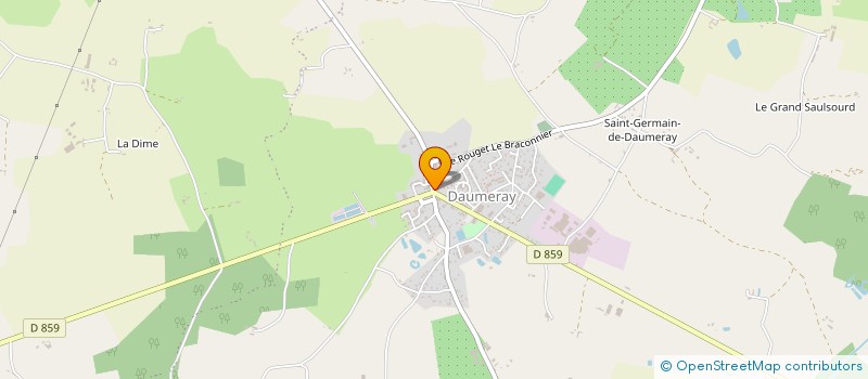 localisation de l'entreprise MADAME SAADIA NASSIH à MORANNES SUR SARTHE-DAUMERAY