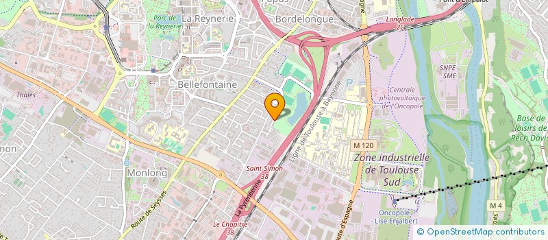 localisation de l'entreprise MADAME SAADIA OURIBA  TOULOUSE