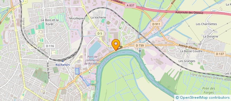 localisation de l'entreprise MADAME SAADIA SALMOUTI  ROCHEFORT