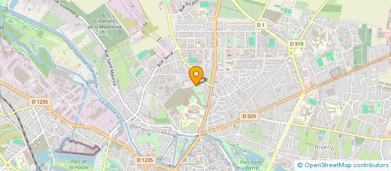 localisation de l'entreprise MADAME SAADIA TANFART à AMIENS