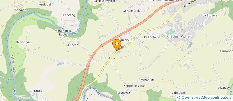 localisation de l'entreprise MADAME SAADIA ZELGOUM  CLEDEN-POHER