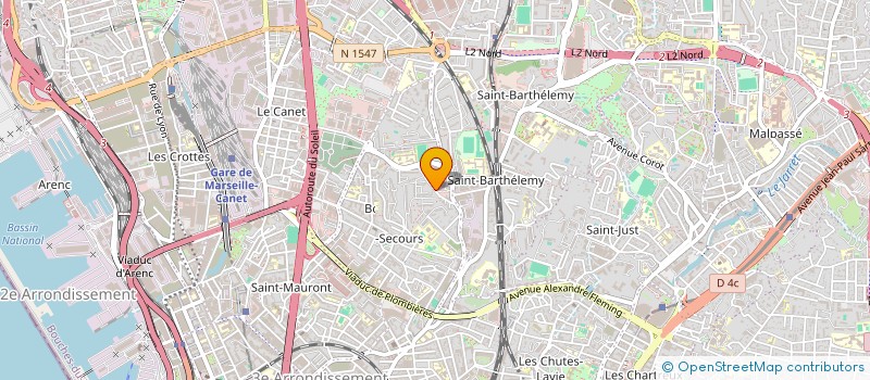 localisation de l'entreprise MADAME SAANDATI CHEBANI à MARSEILLE