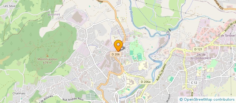 localisation de l'entreprise MADAME SAANDATI HOUMADI  ANNONAY