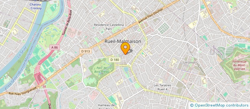 localisation de l'entreprise MADAME SABA ABDOULKADER MOUSSA  RUEIL-MALMAISON