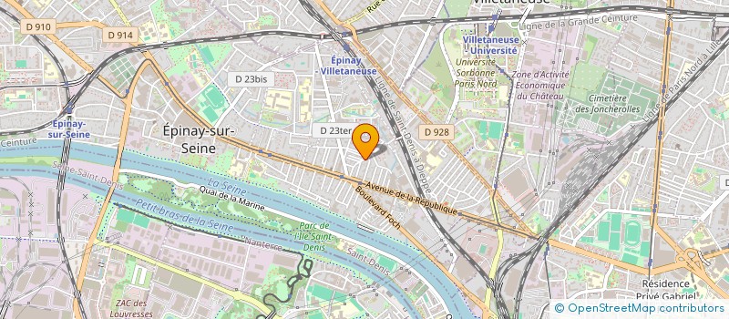 localisation de l'entreprise MADAME SABA BOUDOUMA à EPINAY-SUR-SEINE