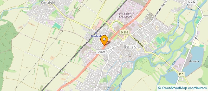 localisation de l'entreprise MADAME SABAH AUTHER  HUTTENHEIM