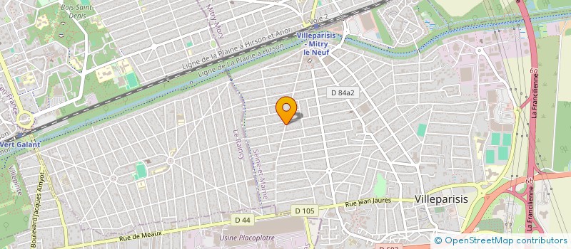 localisation de l'entreprise MADAME SABAH BAKOUR  VILLEPARISIS