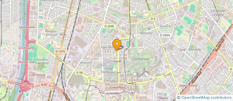 localisation de l'entreprise MADAME SABAH BELKHAMSA à GRENOBLE