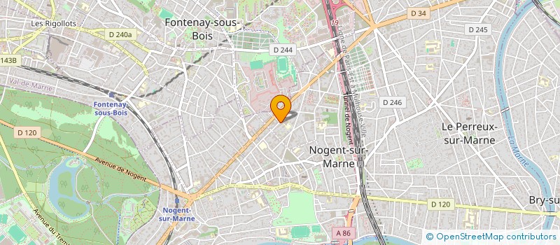 localisation de l'entreprise MADAME SABAH BELLAHCENE à NOGENT-SUR-MARNE