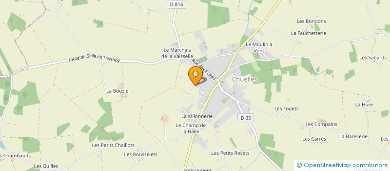 localisation de l'entreprise MADAME SABAH BENABDELLAH à CHUELLES