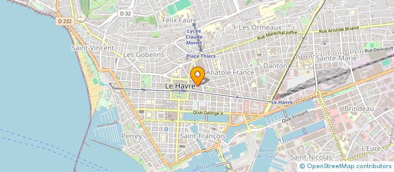 localisation de l'entreprise MADAME SABAH BOUDCHICHI à LE HAVRE