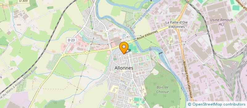 localisation de l'entreprise MADAME SABAH BOUHDIT  ALLONNES