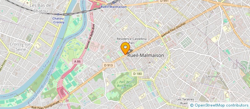 localisation de l'entreprise MADAME SABAH BOUHOUT à RUEIL-MALMAISON