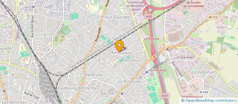 localisation de l'entreprise MADAME SABAH BOUMEDINE  TOULOUSE