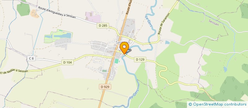 localisation de l'entreprise MADAME SABAH BOUZIDI  SEISSAN