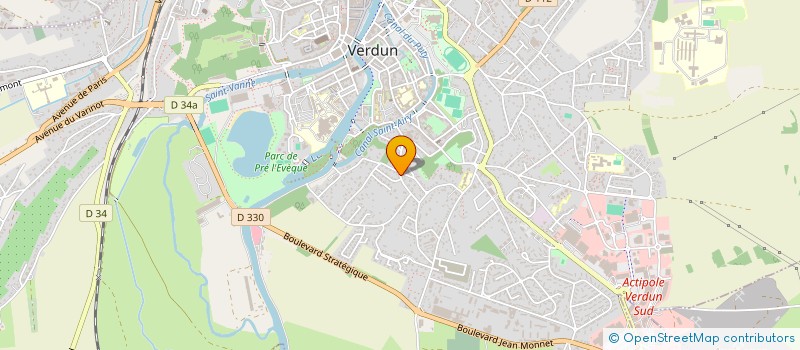 localisation de l'entreprise MADAME SABAH CHAAL à VERDUN