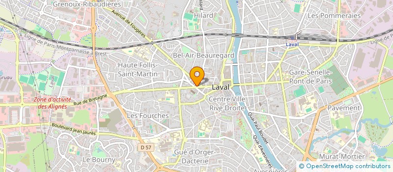 localisation de l'entreprise MADAME SABAH DESNOYER à LAVAL