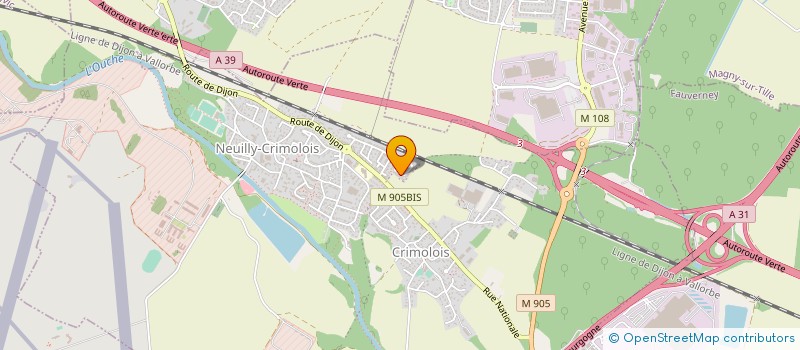 localisation de l'entreprise MADAME SABAH EL GADI  NEUILLY-CRIMOLOIS