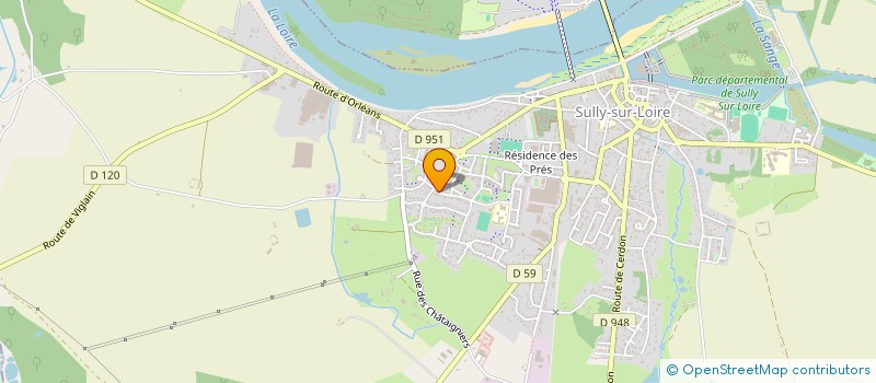 localisation de l'entreprise MADAME SABAH EL HAJJAJI à SULLY-SUR-LOIRE