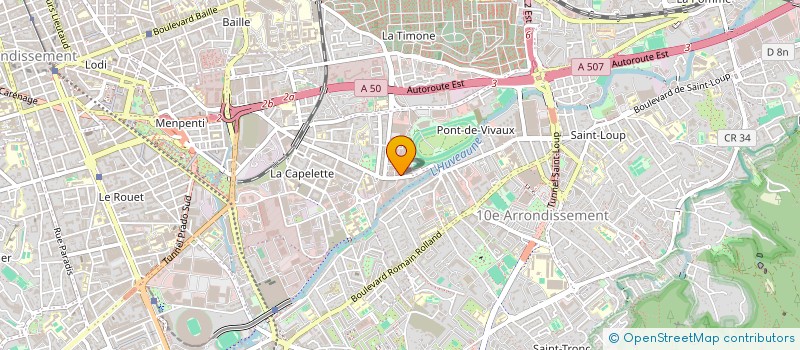 localisation de l'entreprise MADAME SABAH HASSAINE DAOUADJI  MARSEILLE