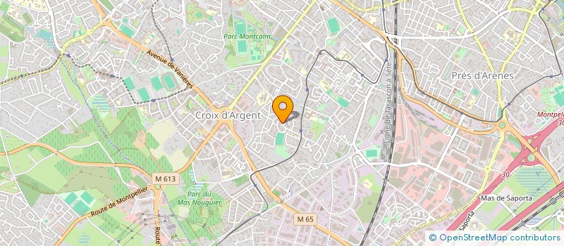 localisation de l'entreprise MADAME SABAH HELWANI  MONTPELLIER